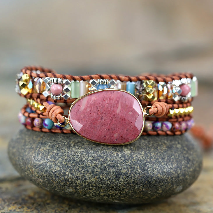 Hand-woven Natural Stone Bracelets