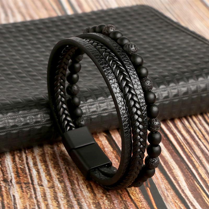 High Quality Classic Leather Bracelet Men